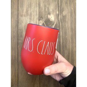 Rae Dunn Mrs Claus Christmas Insulated Stainless Steel Wine Tumbler Red …